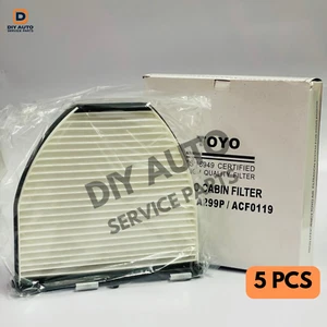 Toyo Cabin Filter Suits INT RCA299P-ACF0119 For Mercedez Benz-C180 x 5pcs - Picture 1 of 4