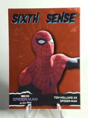 2023 UD Spider Man No Way Home Sixth Sense SPS-7 SSP Tom Holland As Spider-man - Image 1 of 2