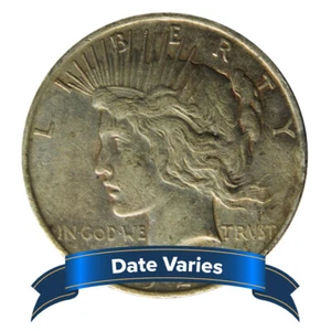 $1 Peace Silver Dollars Culls - Picture 1 of 2