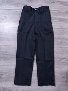 Lands End Pants Boys Size 7 Black School Uniform Adjustable Bottoms 22" Inseam - Picture 1 of 7