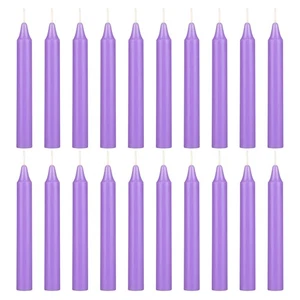 Mega Kerzen 20 Stück Duftlos Lavendel Exquisit Mini Spitz Zauberkerzen, 4... - Bild 1 von 7