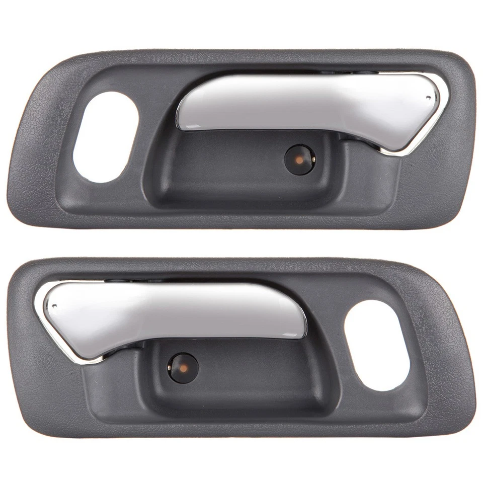 For 98-02 Honda Accord Door Handles Gray Interior Inside Front Right Left Pair Foto 1 de 1