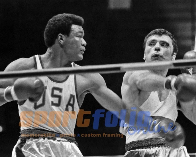 Champion Boxer GEORGE FOREMAN Glossy 8x10 Photo USA Gold Medalist Poster - Image 1 of 1