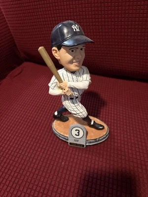 NEW BABE RUTH NEW YORK YANKEES HOF RETIRED # 3  BOBBLEHEAD 203 OF 714 - Image 1 of 4