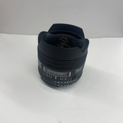 NIKON AF FISHEYE NIKKOR  16mm f/1:2.8 D Wide Angle Lens - Image 1 of 4