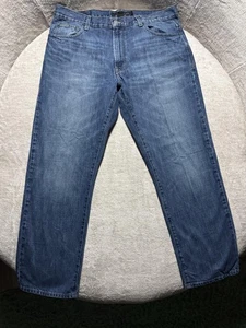 Pantalones de mezclilla Calvin Klein Jeans para hombre 36 pierna recta azul lavado medio - Imagen 1 de 11