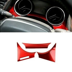 3x For Toyota Camry 2018~2019 Red Steel Car Inner Dashboard Meter Cover Trims - Picture 1 of 2