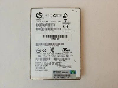 Hitachi HP HUSMH8020ASS200 200 GB SAS 3 2.5 in Solid State Drive - Image 1 of 3