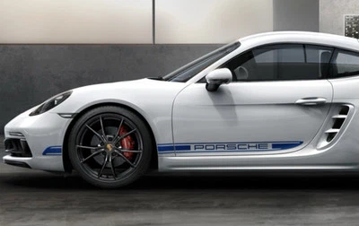 New OEM Porsche 718 Side Decal Set Black Vinyl Decal Fast Shipping - Image 1 of 2