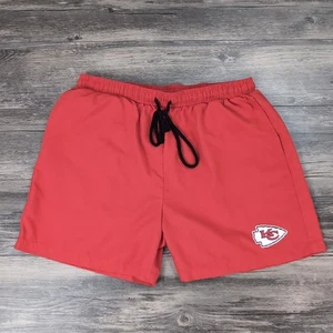 Kansas City Chiefs NFL Swim Trunks Men’s Medium Red Mesh Lined Official Shorts - Picture 1 of 12
