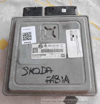 03L906023NG Centralina iniezione  SKODA FABIA (54) 1.6 TDI CR (55Kw) Ber. - Immagine 1 di 4