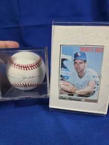 Luis Aparicio Autographed Ball and Tops 315 inscribed card signed by L. Aparicio - Picture 1 of 10