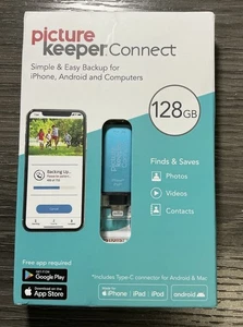 Picture Keeper Connect 128GB - Portable Flash USB Backup Storage Device *NEW* - Afbeelding 1 van 2
