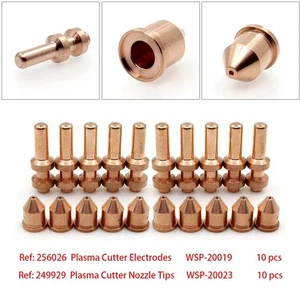 20 Stück Elektroden 256026 Spitzen 249929 für Spectrum 875 Auto Line Cutter - Picture 1 of 12