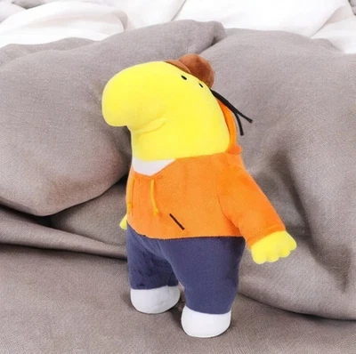 Brinquedos de Pelúcia Smiling Friends, Pim, Glep, Charlie, Allan & Mr Frog Recheados 25cm Novo - Imagem 1 de 4