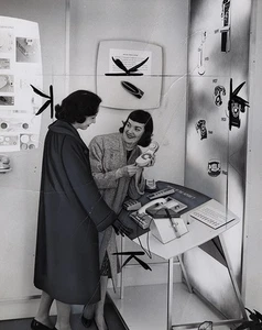 Remastered Historical Photo AT&T Employees Display Futuristic Phone 1960 13"x19" - Picture 1 of 1