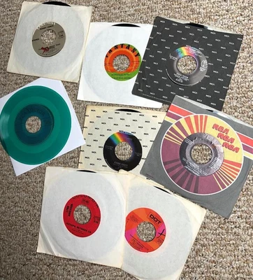 RARE mostly 60's 70's lot 7" Pop Rockabilly Country 45's including DOLLY PARTON - Image 1 of 4