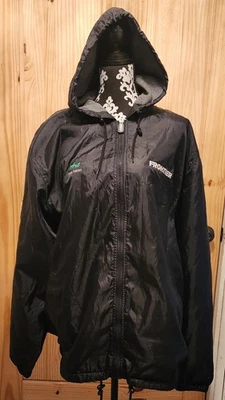 Frontier Airlines Adult Men's Long-Sleeve SAN Jacket Black Fleece Lined Size XL - Image 1 of 4