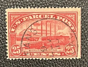 United States: 1913 Parcel Post . SC# Q-9. on stamp mount.  Lot 08-05035 - Picture 1 of 2