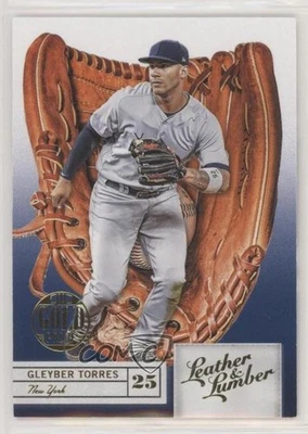 2019 Panini Leather & Lumber Gloves Embossed Gold Proof Gleyber Torres #42 - Image 1 of 2