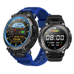 2025 Military Smart Watch For Men (Answer/Make Call) Heart Rate Outdoor Fitness - Picture 1 of 22