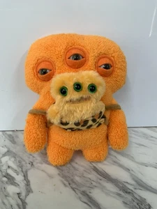 Fuggler Double Trouble Annoyed Alien Soft Toy Orange With Baby Plush - Picture 1 of 9