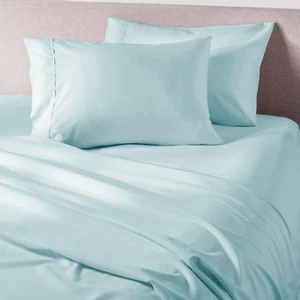 Beach Blue Sheet Set - 1500Tc Level of Softness - Extra Soft Cooling Sheets for - Picture 1 of 9