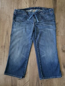 Citizens of Humanity by Jerome Dahan Capri Jeans Size 30 Stretch USA  Drawstring - Picture 1 of 3