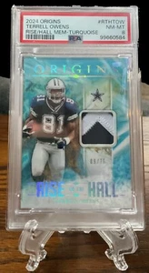 2024 ORIGINS TERRELL OWENS RISE/HALL MEM-TURQUOISE 09/75 - Picture 1 of 2