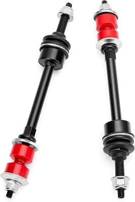 Eslabón de barra estabilizadora Dodge Ram 1500 2006-2018 4x4, 2 piezas eslabones de extremo de barra estabilizadora con casquillo de PU Foto 1 de 4