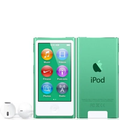 Apple ipod Nano 8th Generation 16GB ( Green ) MP3 Player - Warranty - Image 1 of 4