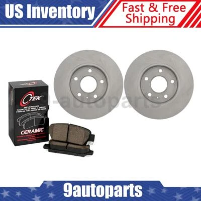 Rotores de freno de disco traseros + pastillas de freno de cerámica para Astra Chevrolet 2000-2008 Foto 1 de 4