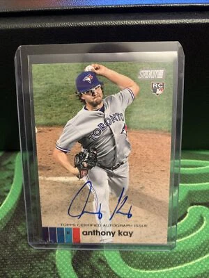 2020 Stadium Club #AAKA Anthony Kay RC Auto Blue Jays Topps ROOKIE PWE - Image 1 of 2