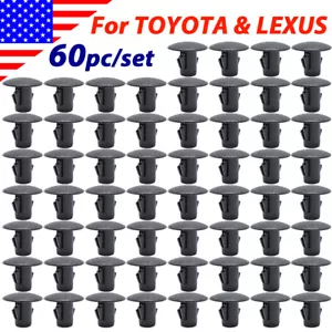 60x Splash Shield Seals Clips Fender Mud Flaps Liners Aprons ForTOYOTA LEXUS - Foto 1 di 6