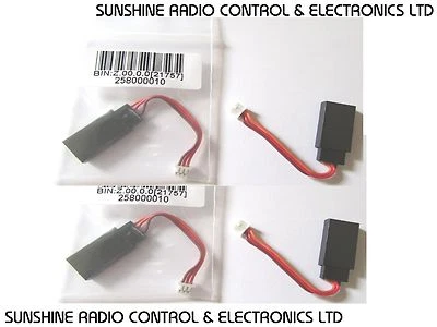 SRC&E RC JR / Futaba Female Servo Extension Adapter To Male Molex 1.25mm Set Of 4 New