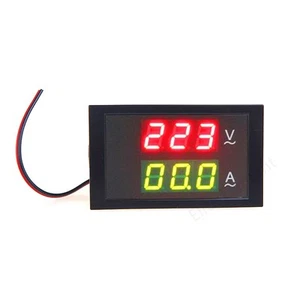 Medidor LED de voltaje de CA con pantalla doble 80-299V 0-100A amperios con transformador de corriente MZ - Imagen 1 de 3