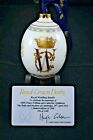 ROYAL CROWN DERBY ROYAL WEDDING OVAL BAUBLE - BOXED