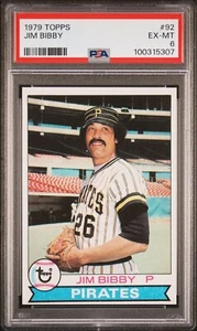 1979 Topps Baseball #92 - JIM BIBBY - PSA 6 !! - Picture 1 of 2