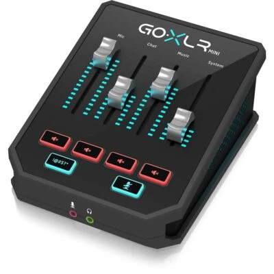 TC Helicon GoXLR MINI Online Broadcast Mixer with USB/Audio Interface an - Image 1 of 4