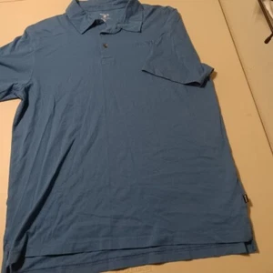 XL Hurley Golf Polo Wicking Short Sleeve Blue Athletic Shirt Mens - Picture 1 of 2