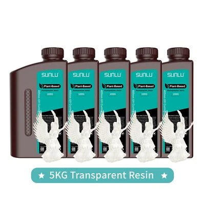 Sunlu 5×1KG Standard/Standard Plus/Red Wax/ABS-Like/Toughness/Washable resina