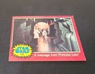 1977 Topps Star Wars Vintage Series 2 Red #106 Message from Princess Leia