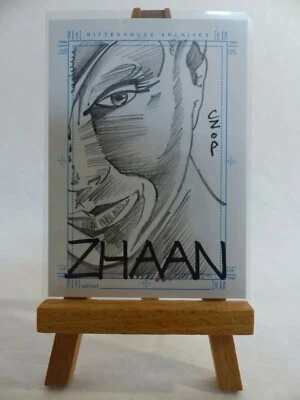 Farscape Season 3 sketch trading card sketchaFEX Pa'u Zotoh Zhaan by John Czop - Image 1 of 3