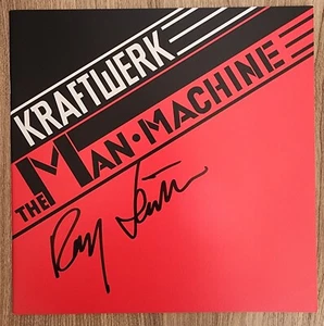 Ralf Hutter Signed Kraftwerk - The Man Machine Vinyl Record Insert Booklet RAD - Picture 1 of 1