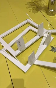 IKEA 2 Beine Limhamn Weiß 35 x 28 cm Metod Gestell Füße Küchenschrank - Bild 1 von 3