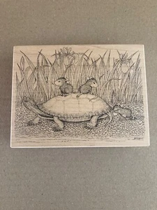 Stampa Rosa Stempel #228 Hausmaus Schildkröte & die Mäuse Schildkröte 1998 EUC - Bild 1 von 2