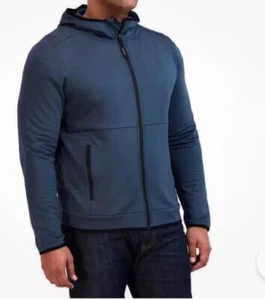 Sudadera con capucha y cremallera completa Gerry para hombre, azul, talla M. NUEVA - Imagen 1 de 4