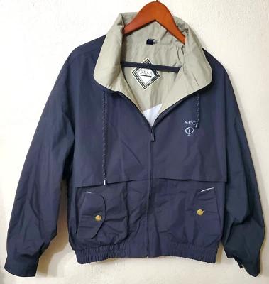 Chaqueta negra Gear For Sports para hombre manga larga cremallera frontal cuello "NEC" talla XL Foto 1 de 4