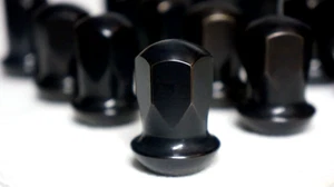 20pcs set Porsche Black Titanium Lug Nuts 911 930 928 944 964 993 M14x1.5 R14 - Picture 1 of 12