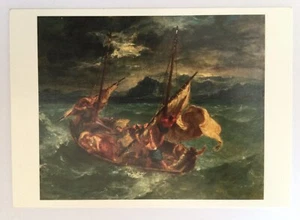 ROYAL ACADEMY OF ARTS Postcard Christ On The Sea Of Galilee FREE POSTAGE - Picture 1 of 2
